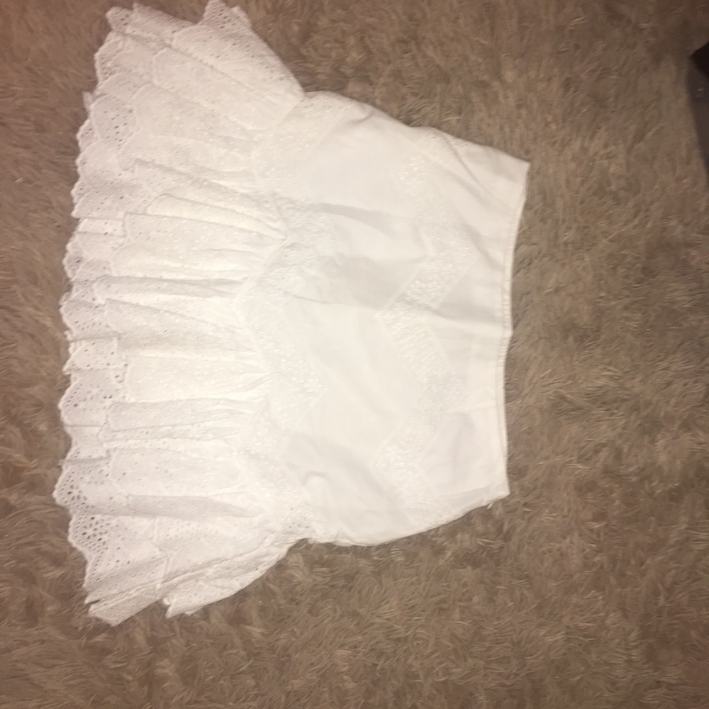 White skirt